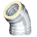 Отвод утепленный 45 Ф115х200 (430/0,8х430/0,5)